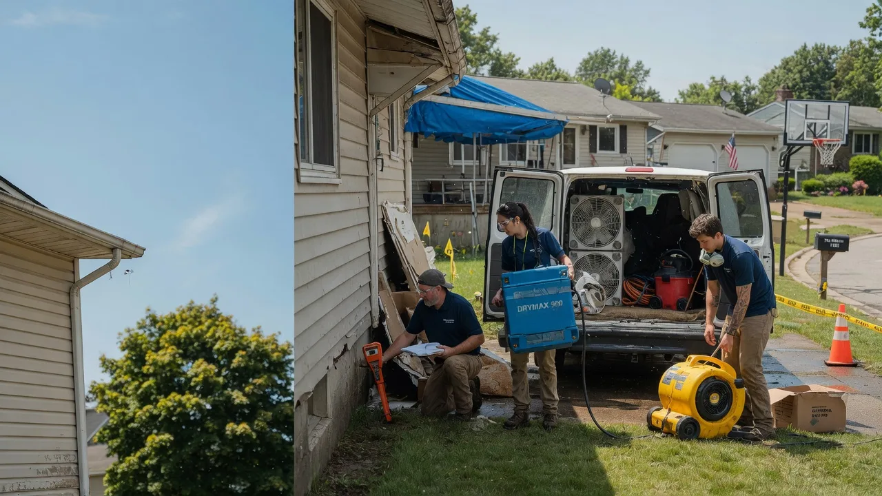 Ceiling Leak Cleanup in Elizabeth, WV near me